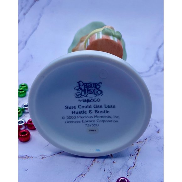 Precious Moments  NWT "Sure Could Use Less Hustle & Bustle", #737550 - Picture 8 of 14